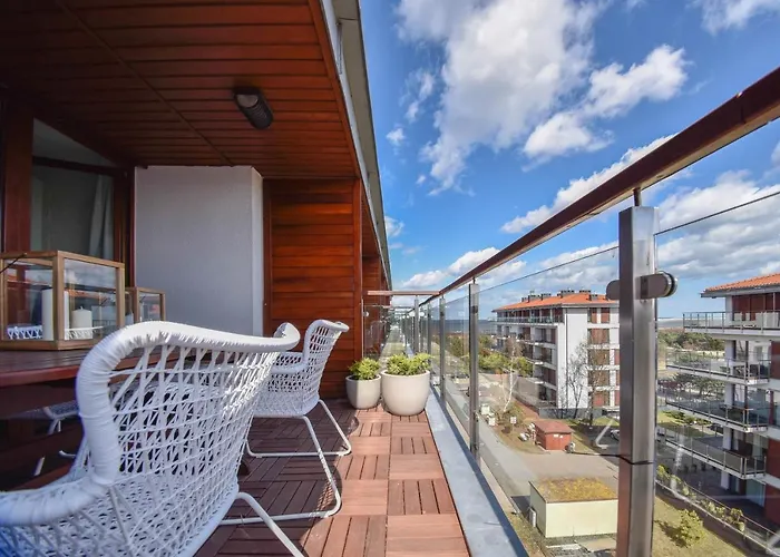 Dwupoziomowy Z Widokiem Na Morze Apartman